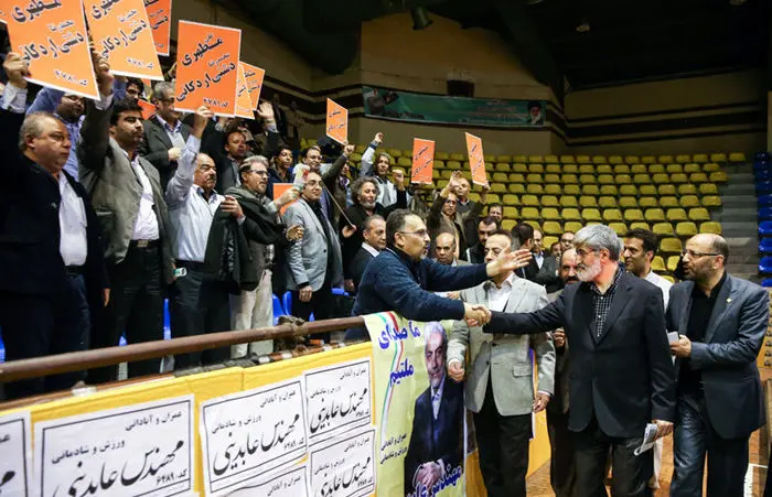 (تصاویر) مطهری در همایش صدای ملت