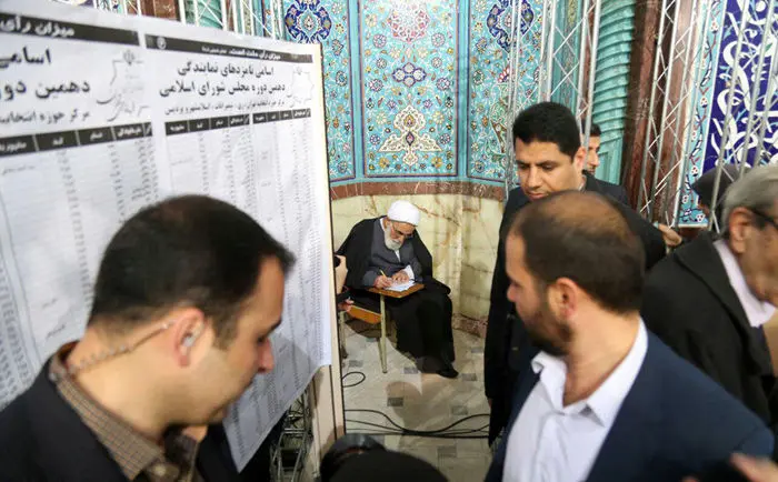 (تصاویر) شرکت ناطق نوری در انتخابات