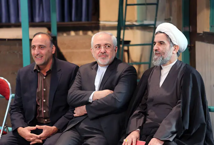(تصاویر) ظریف و همسرش پای صندوق رای