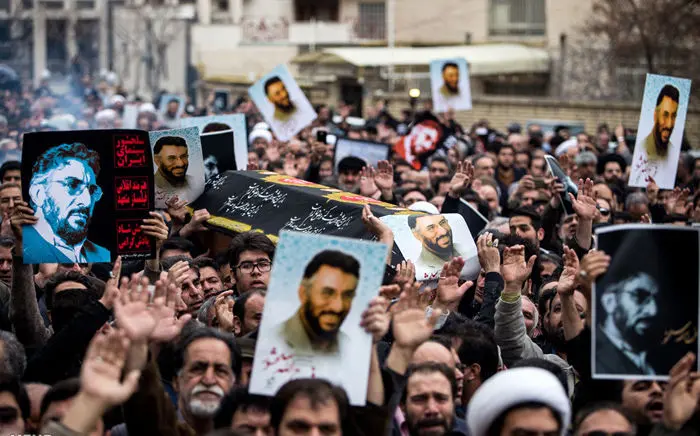 (تصاویر) مراسم تشییع فرج الله سلحشور