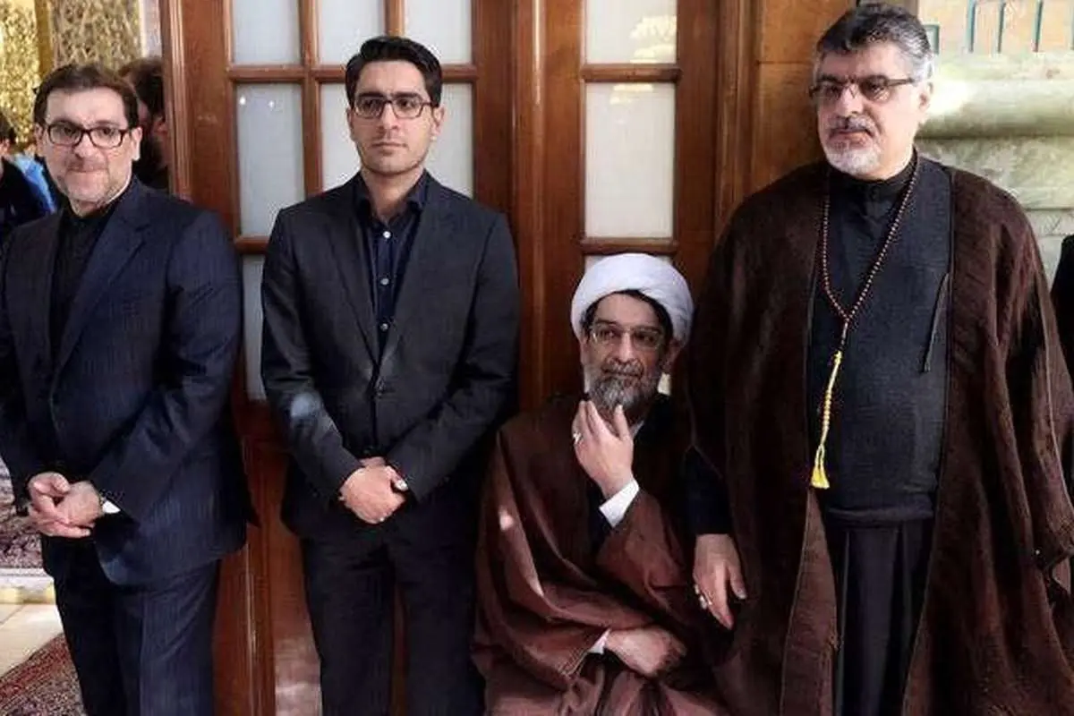 چهار پسر مرحوم آیت الله واعظ طبسی در یک عکس