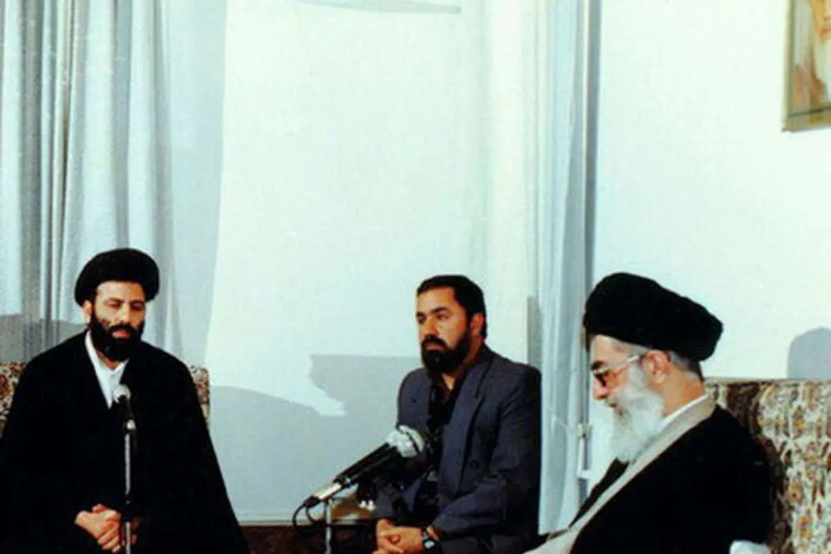 عکس قدیمی از ابراهیم رئیسی و رهبرانقلاب
