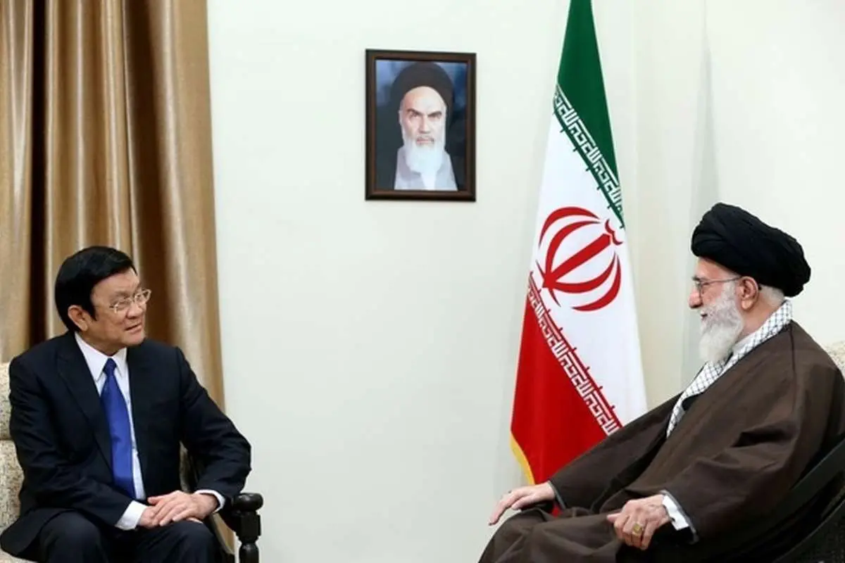 دیدار رئیس جمهوری ویتنام با رهبر انقلاب