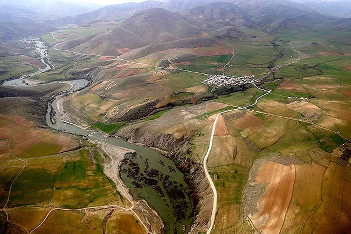 تصاویر هوایی از طبیعت بهاری کردستان