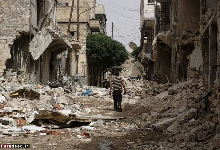(تصاویر) حلب ویران شده در انتظار آتش بس