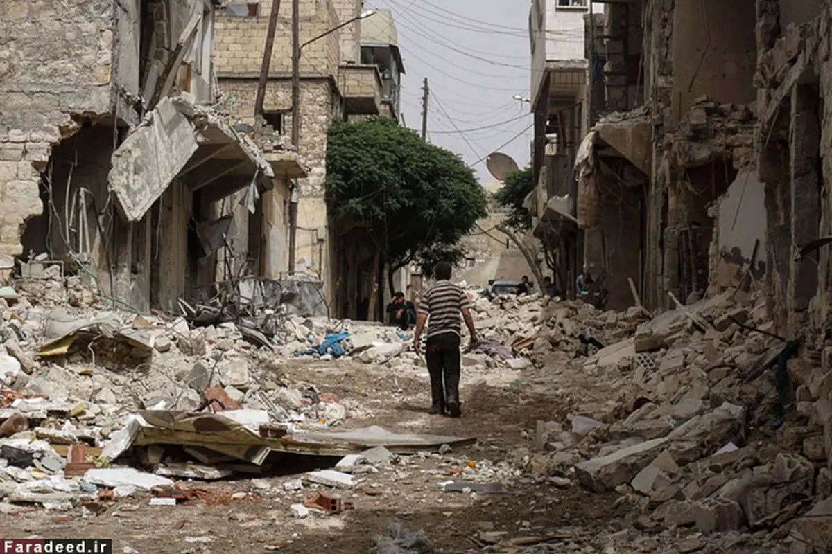 (تصاویر) حلب ویران شده در انتظار آتش بس