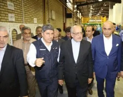 بازدید سرزده وزیر صنعت از مجموعه سام
