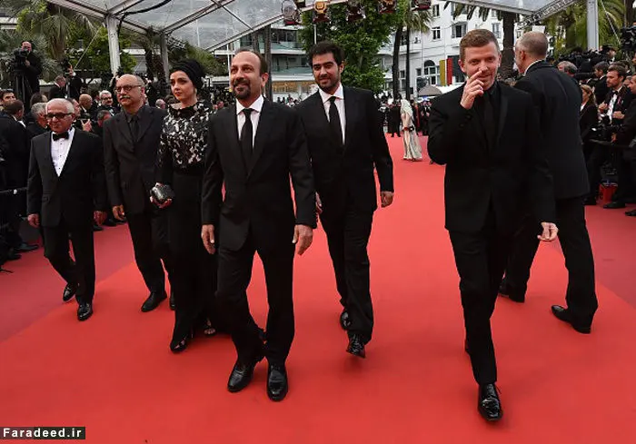 (تصاویر) عوامل فیلم"فروشنده"در اختتامیه کن