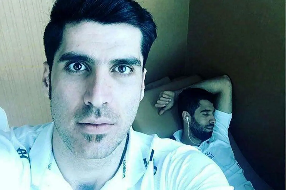 شهرام محمودی و محمد موسوی خوابشان برد و از پرواز جا ماندند!