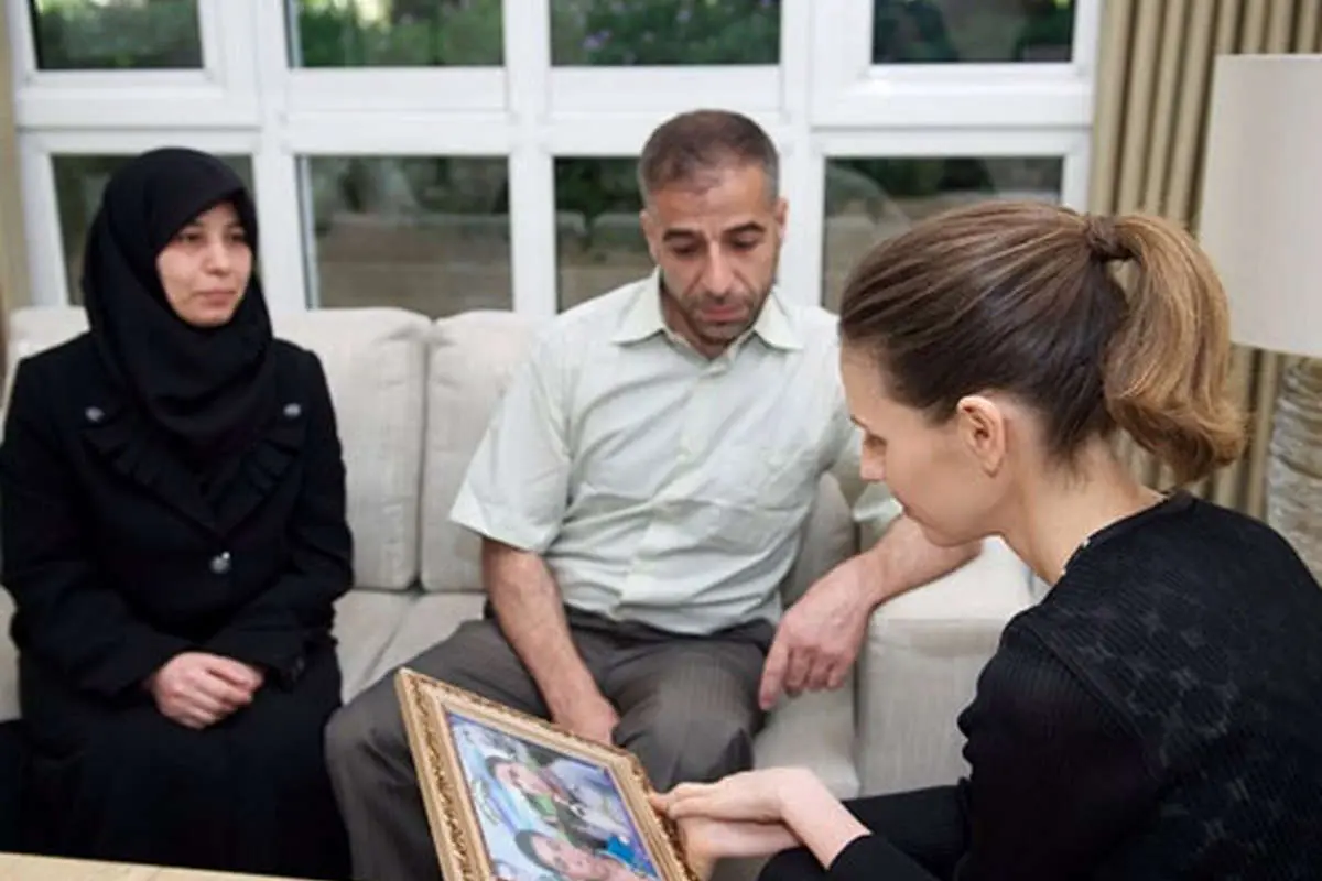 اولین حضور اسما اسد پس از ترور محافظش