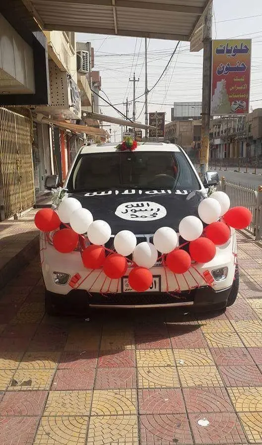 (تصویر) ماشین عروس داعش