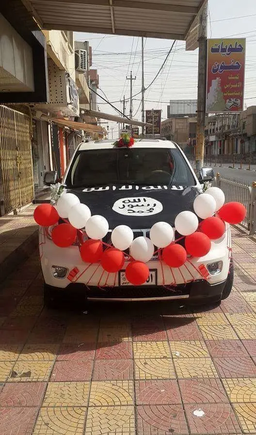 (تصویر) ماشین عروس داعش