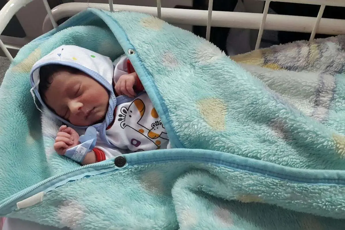 اولین نوزاد طرح «برکت خانواده» در استان مازندران متولد شد