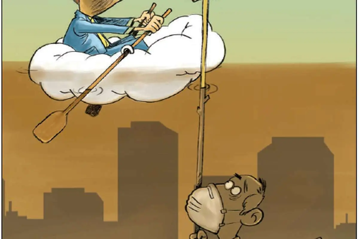 (کاریکاتور) آلودگی هوا