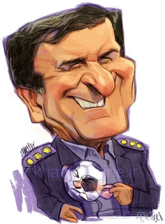 (کاریکاتور) سرهنگ علیفر!