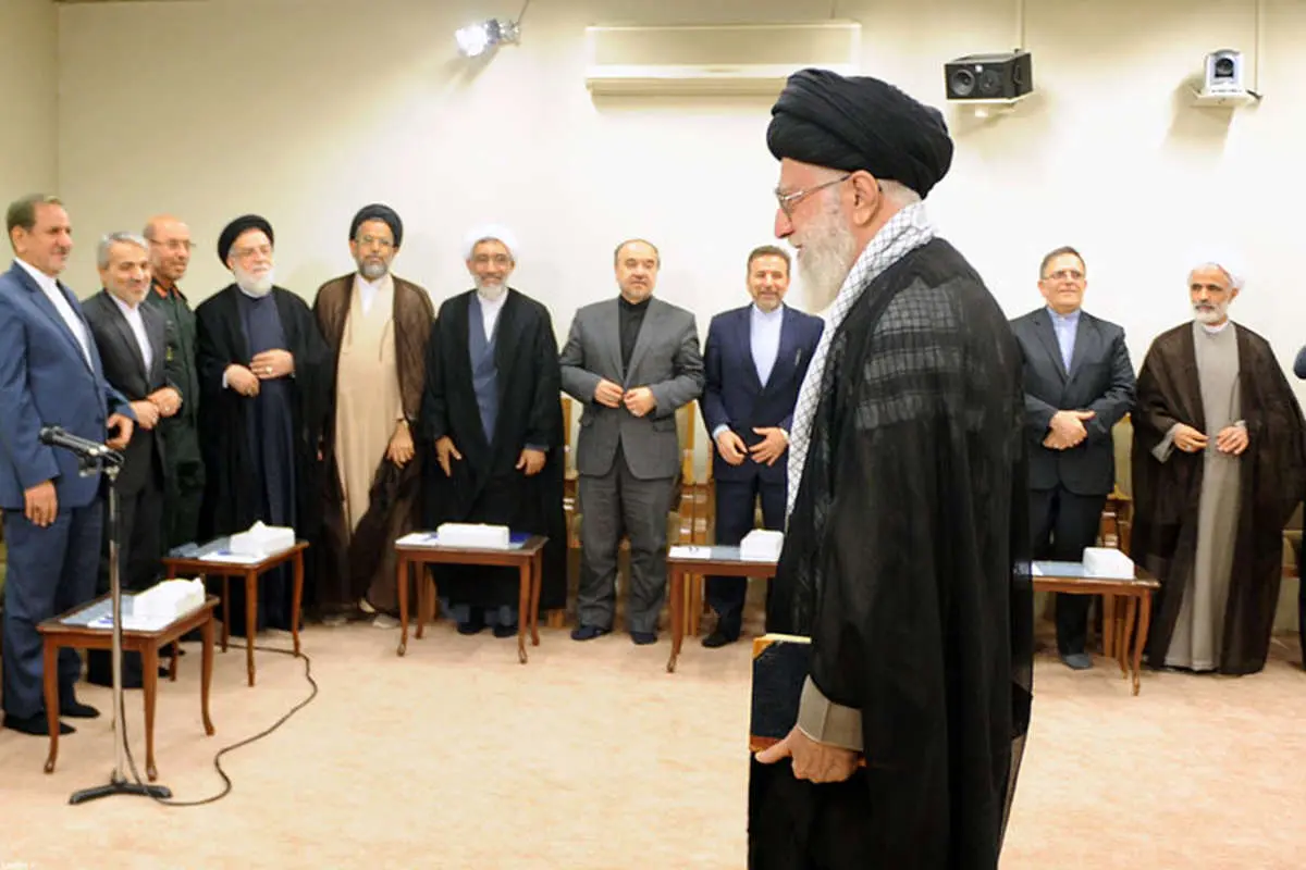 (تصاویر) دیدار اعضای هیأت دولت با رهبر انقلاب