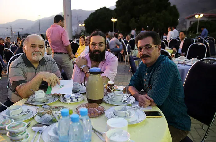 (تصاویر) چهره‌ها در افطاری لیلا بلوکات