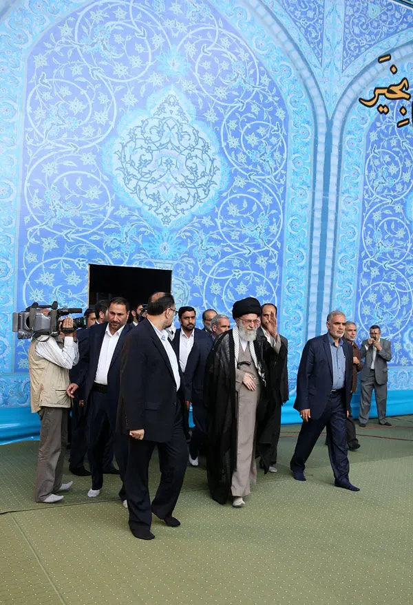 (تصاویر) نماز عید فطر  به امامت رهبر انقلاب