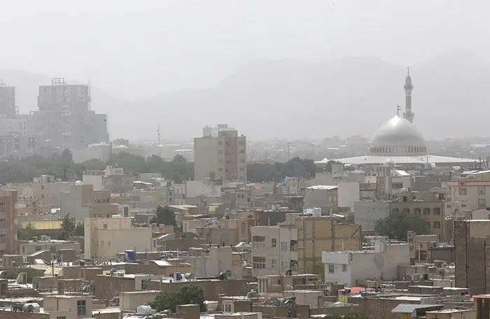 (تصاویر) ریزگردها به قم رسید