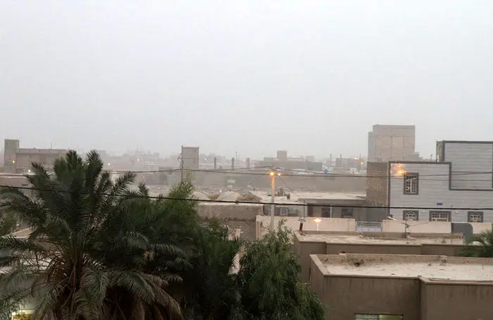 (تصاویر) طوفان شن در زابل