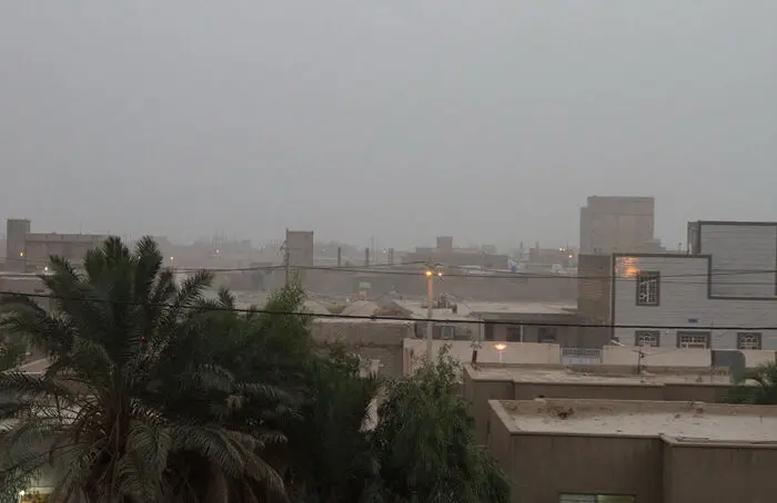 (تصاویر) طوفان شن در زابل