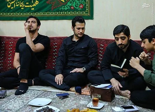 (تصویر) مهدی رحمتی در مراسم شب قدر