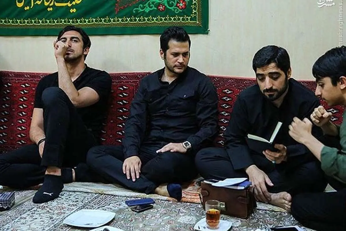 (تصویر) مهدی رحمتی در مراسم شب قدر