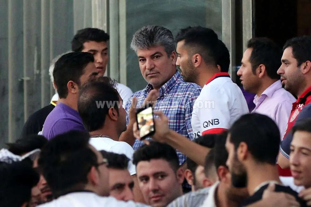 درگیری لفظی در تمرین پرسپولیس +(تصاویر)