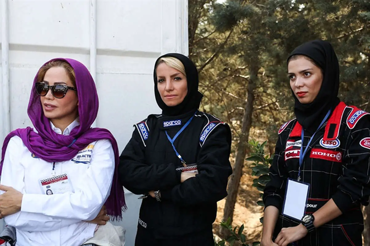 (تصاویر) "لیلا پیکانپور" قهرمان اتومبیلرانی
