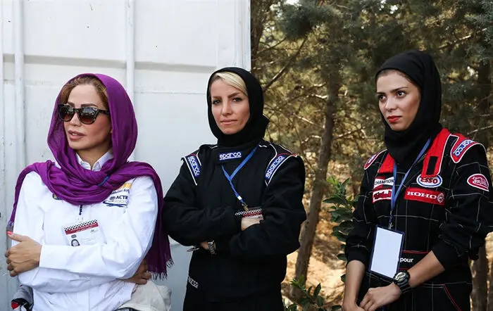 (تصاویر) "لیلا پیکانپور" قهرمان اتومبیلرانی