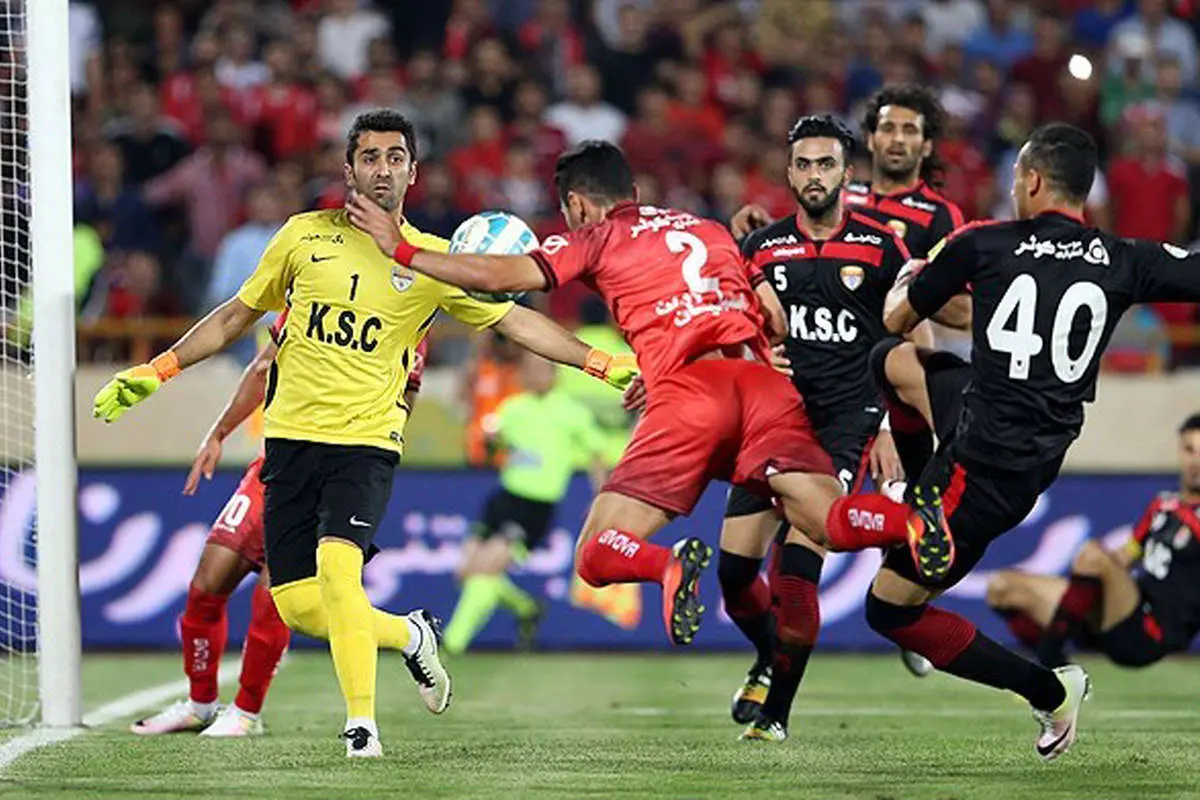 (تصویر) صحنه مشکوک به گل پرسپولیس