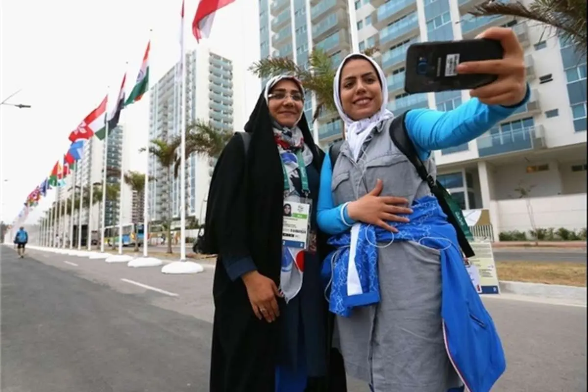 انتشار تصویر بانوان ایرانی در سایت المپیک