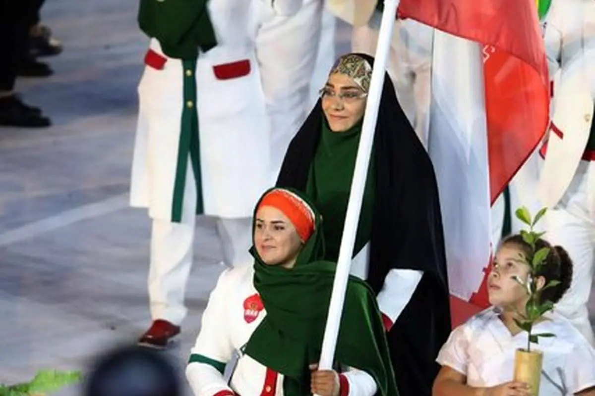 بازتاب پرچمداری زهرا نعمتی در سایتهای خارجی