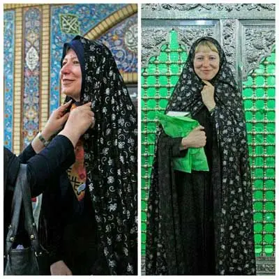 بانوی اوکراینی در امامزاده صالح مسلمان شد