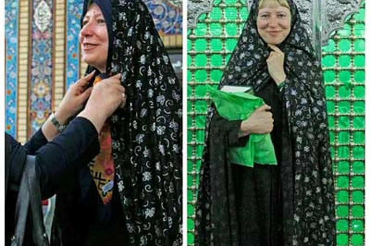 بانوی اوکراینی در امامزاده صالح مسلمان شد