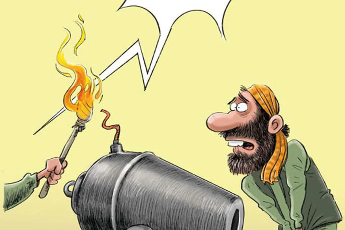 (کاریکاتور) قانون فوتبالی داعش!