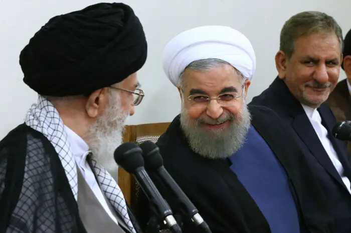 (تصاویر) دیدار اعضای هیأت دولت با رهبر انقلاب