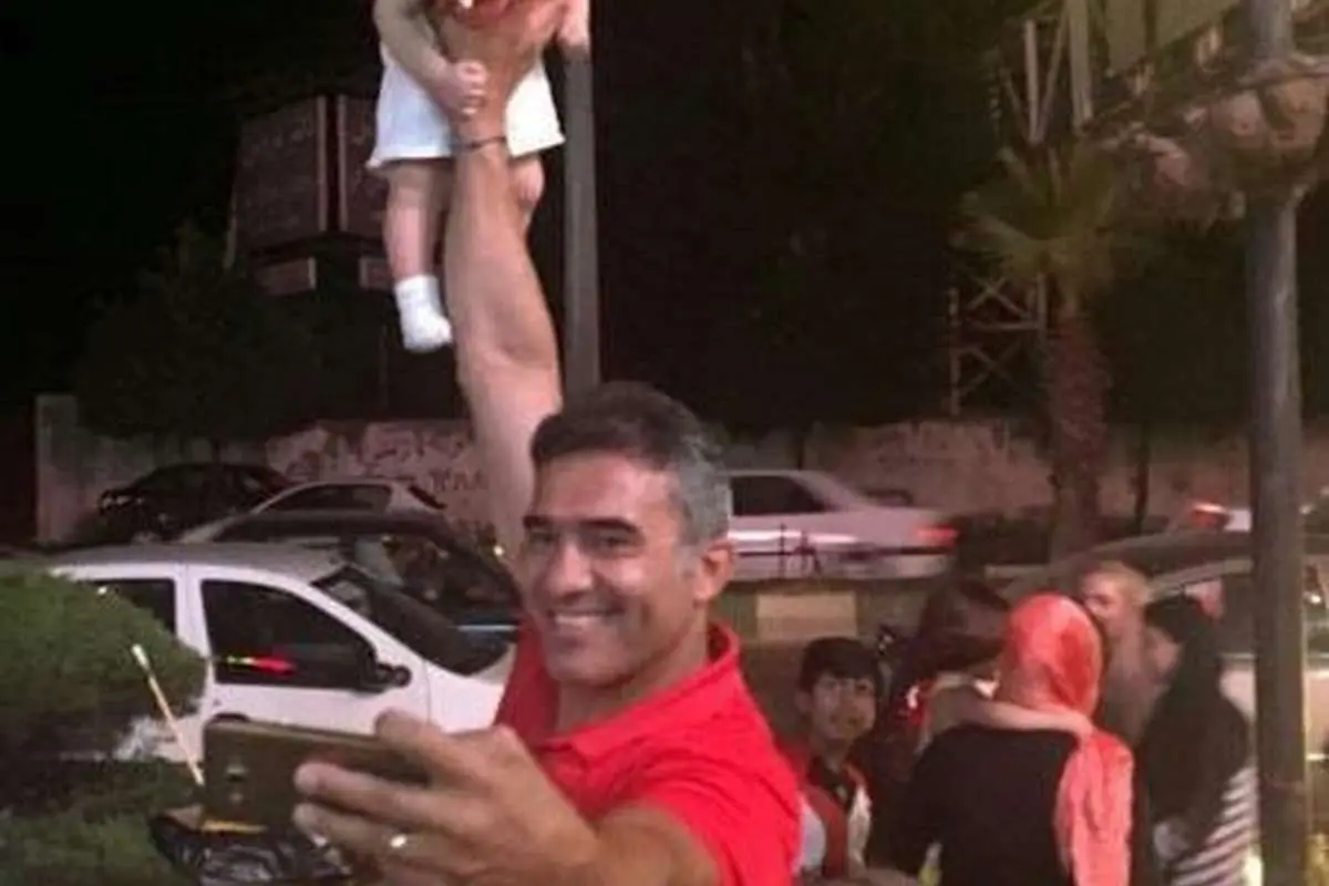 سلفی عجیب احمدرضا عابدزاده!