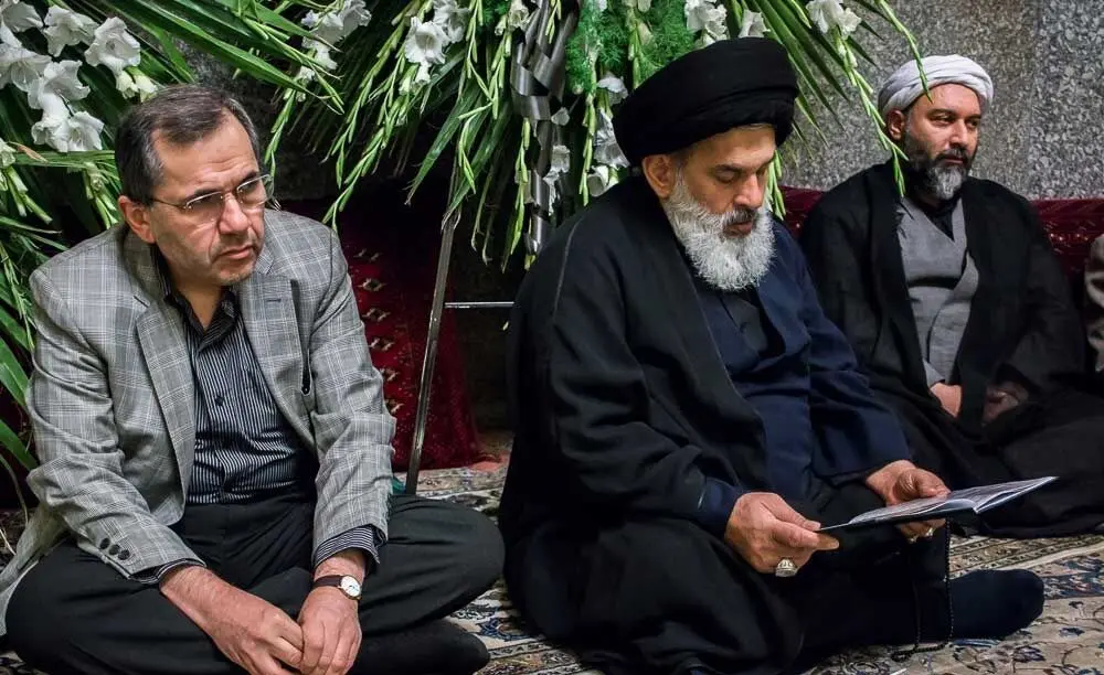 (تصاویر) مراسم ترحیمی با حضور ظریف و دولتمردان
