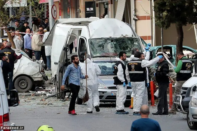 (تصاویر) انفجار در نزدیکی مرکز پلیس استانبول