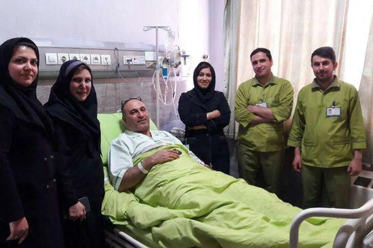 (تصویر) حمید فرخنژاد بستری شد