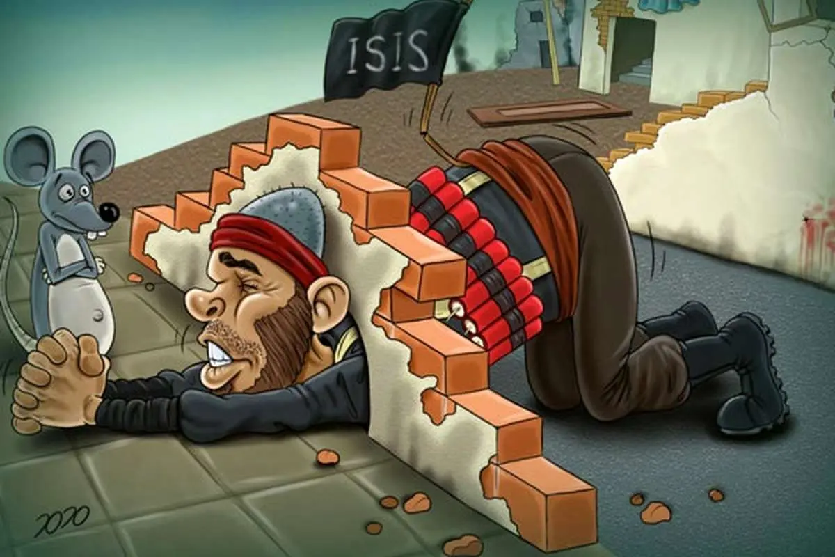 (کاریکاتور) داعش دنبال سوراخ موش!