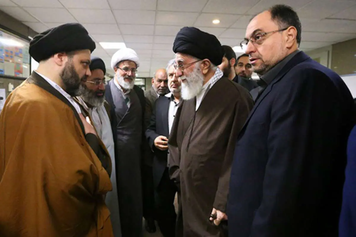 (تصاویر) عیادت رهبرانقلاب از آیتالله موسوی اردبیلی