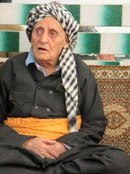 (عکس) کهنسال‌ترین ایرانی سرشماری شد
