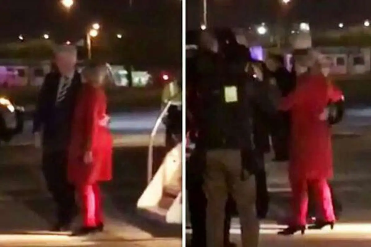 (عکس) هیلاری کلینتون باز هم حالش بد شد