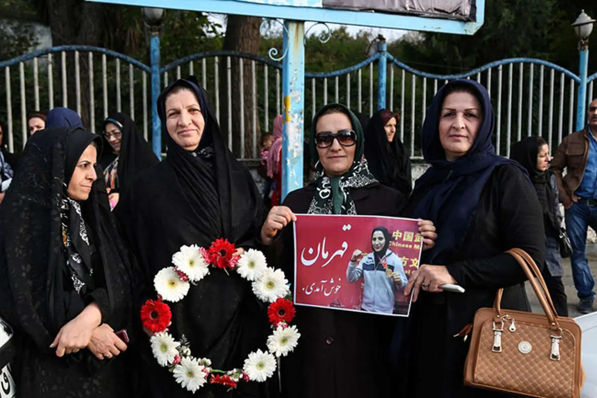 (تصاویر) استقبال از بانوی قهرمان در آمل
