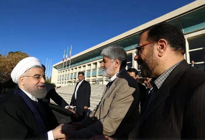 (تصاویر) حواشی تقدیم آخرین بودجه دولت