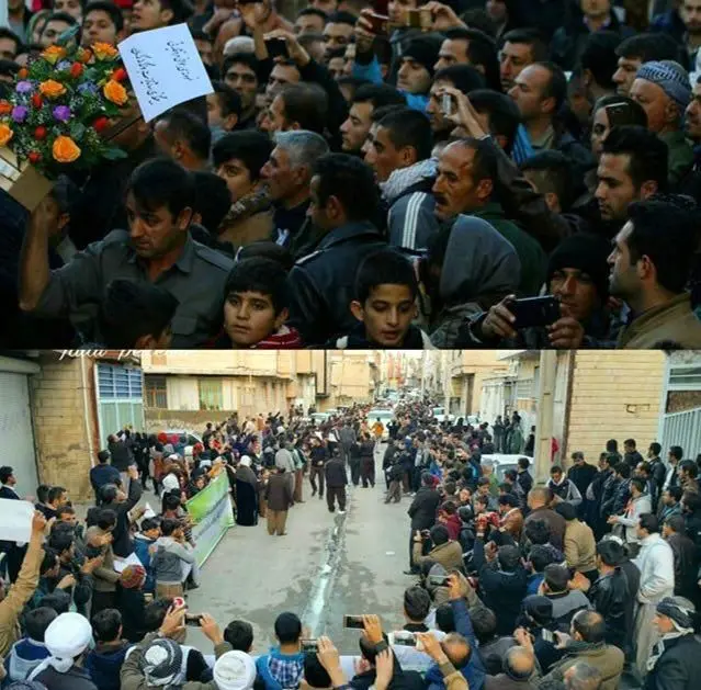 (تصاویر) استقبال باشکوه از سرباز فداکار مریوانی