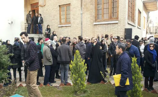 بدرقه دنیا فنی‌زاده به خانه ابدی