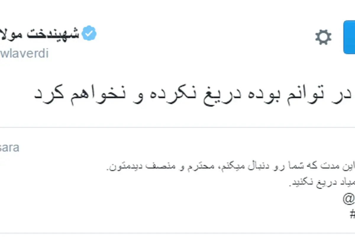 توییت معاون روحانی درباره آرش صادقی
